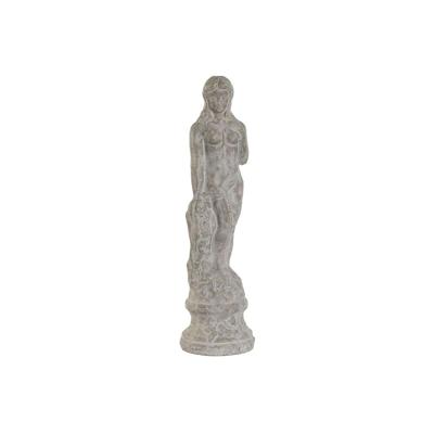 Decoratieve figuren Home ESPRIT Grijs Vrouw Romantiek Verouderde afwerking 17 x 17 x 61 cm