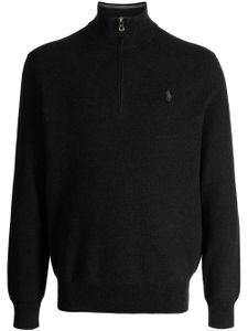 Polo Ralph Lauren sweat en serge à logo brodé - Gris