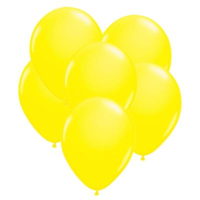 Feest Ballonen - neon geel - 32x stuks - 25 cm - versiering/feestartikelen