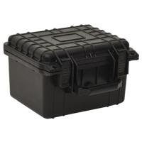 VidaXL Flightcase draagbaar 27x25x18 cm pp zwart