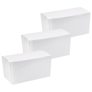 Cadeaudoosje/bonbondoosje - 12 x 6 cm - Bruiloft bedankje - 50x stuks - wit - 250 gram