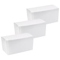 Cadeaudoosje/bonbondoosje - 12 x 6 cm - Bruiloft bedankje - 50x stuks - wit - 250 gram