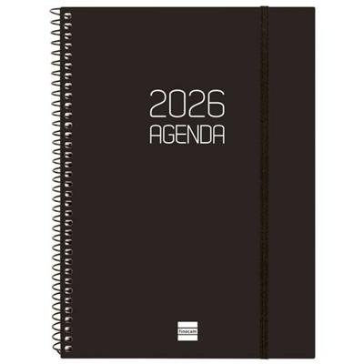 Agenda Finocam Zwart A5 15,5 x 21,2 cm