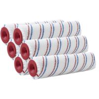 Sorex Muur vacht anti spat verfrollen - 6x - polyester microvezel pluisvrij - 6,6 x 25 cm