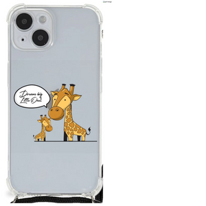 iPhone 14 Plus Stevig Bumper Hoesje Giraffe