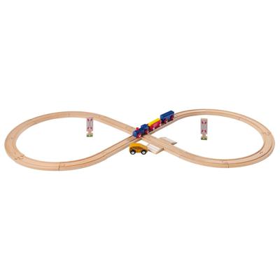 Eichhorn treinbaan 8 figuur speelset, 27dlg.