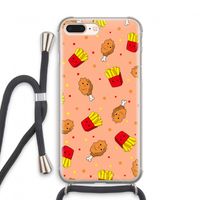 Chicken 'n Fries: iPhone 7 PLUS Transparant Hoesje met koord