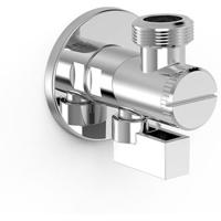 Tres Selection hoekstopkraan met filter 1/2" bu x 1/2" bu chroom