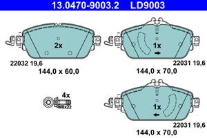 ATE Remblokset 13.0470-9003.2