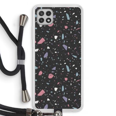 Terrazzo N°16: Samsung Galaxy A22 4G Transparant Hoesje met koord