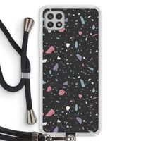 Terrazzo N°16: Samsung Galaxy A22 4G Transparant Hoesje met koord