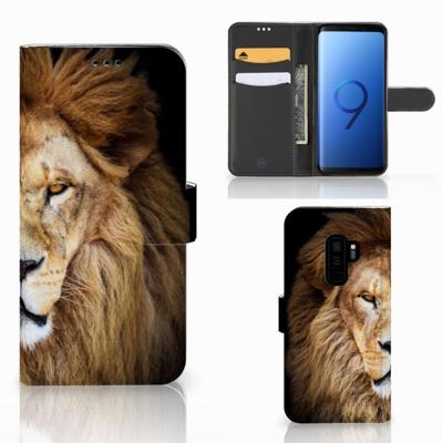 Samsung Galaxy S9 Plus | Telefoonhoesje | Met pasjeshouder | Leeuw