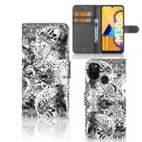 Telefoonhoesje met Naam Samsung Galaxy M21 | M30s Skulls Angel