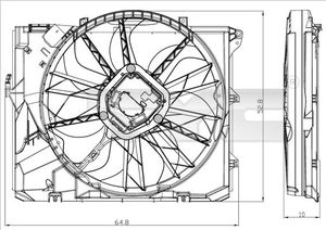 Koelventilator 8030012