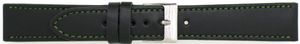 Horlogeband Universeel 804.27.18 Leder Groen 18mm