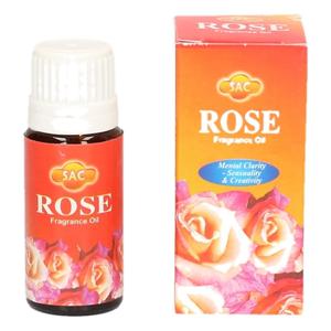 Geurolie - rode rozen - flesje 10 ml - olie voor geurbrander/oliebrander - friszoet