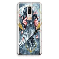 Golden Raven: OnePlus 6 Transparant Hoesje
