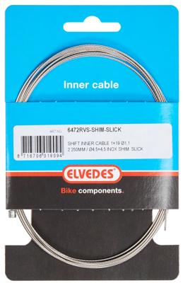 Elvedes Versnellingsbinnenkabel shimano 2.25 m 1,1 mm zilver