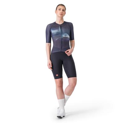 Castelli climber's a/c w jersey belgian blue/neon cobalt-silve dames