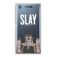 Slay All Day: Sony Xperia XZ1 Transparant Hoesje - thumbnail