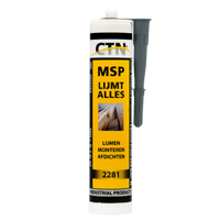 Ctn Msp Sterk Verlijmende Kit Grijs (2281g)