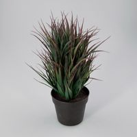 Plantje in kunststof pot Elin rood groen - Oosterik Home - thumbnail