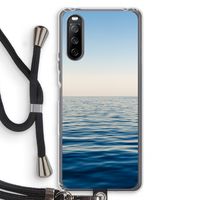 Water horizon: Sony Sony Xperia 10 III Transparant Hoesje met koord