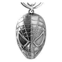 Marvel Metal Keychain Spider Man Head - thumbnail