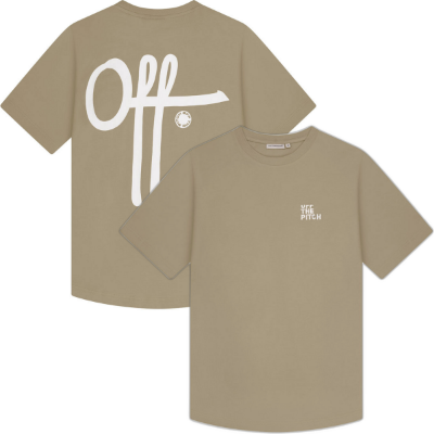 Off The Pitch - Fullstop Slim Fit T-Shirt - Khaki