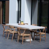 Tuintafel Avia Rechthoek Beige 240cm - Giga Meubel