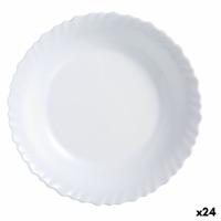 Dinerbord Luminarc Feston Wit Glas 25 cm (24 Stuks)