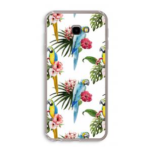 Kleurrijke papegaaien: Samsung Galaxy J4 Plus Transparant Hoesje