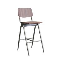LABEL51 Barkruk Solid - Donkerbruin - Hout - Zithoogte 86 LABEL51 Barkruk Solid - Donkerbruin - Hout - Zithoogte 86