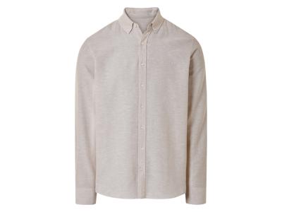 esmara Men Linnen heren overhemd (Beige, M)