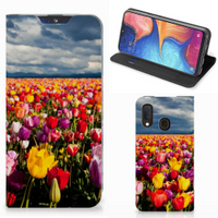 Samsung Galaxy A20e Smart Cover Tulpen