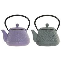 Theepot Home ESPRIT Groen Roestvrij staal Ijzer 600 ml (2 Stuks)