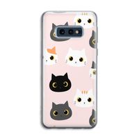 Katten: Samsung Galaxy S10e Transparant Hoesje