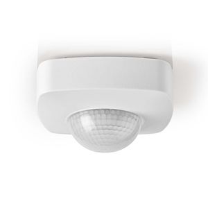 Nedis PIRPO32WT Bewegingsmelder Voor Buiten 3-aderige Installatieinstelbare Vertragingstijd, Omgevingslicht En Lichtgevoeligheid