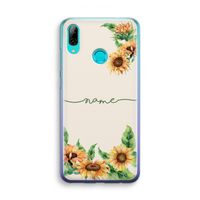 Zonnebloemen: Huawei P Smart (2019) Transparant Hoesje