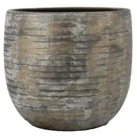 Pot funchal d24h22cm bruin