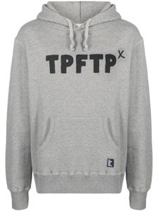 The Power For The People hoodie à logo imprimé - Gris