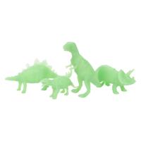 World Of Dinosaurs glown in the dark dino, 4st.
