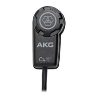 AKG C411 PP aanvullende muziekapparatuur Concert/studio Pickup - thumbnail