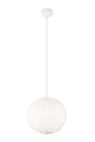 Trio Stoffen hanglampFurry crème Ø 35cm - R31581001