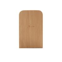 Anti-slip boekensteunen plank houder boek natuur hout stand (vierkant)