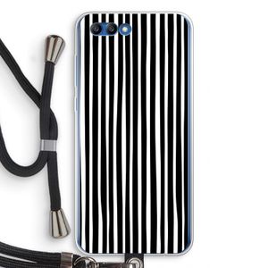 Stripes: Honor 10 Transparant Hoesje met koord
