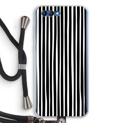 Stripes: Honor 10 Transparant Hoesje met koord
