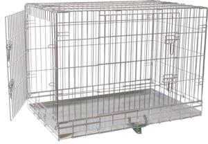 Draadkooi 2-deurs verzinkt nr. 1 60x43x52 cm - Gebr de boon