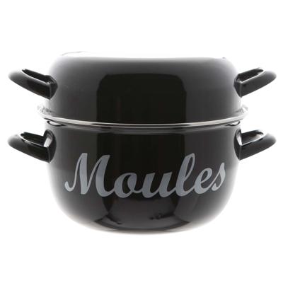 Cosy and Trendy Mosselpan - emaille - 24 cm - Moules - mosselpot