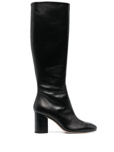 Aeyde bottes Ariana 80 mm en cuir - Noir